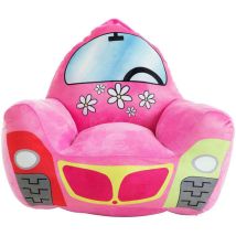 Poltrona Per Bambini Macchina Rosa 52 X 48 X 51 Cm