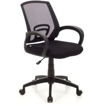 Poltrona Per Ufficio Operativa Mod. Room Colore Nero 64x62x103 Cm