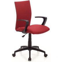 Sedia da Ufficio Operativa in Tessuto Milano Rossa