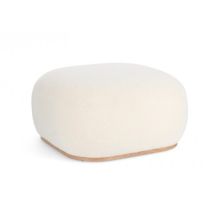 Poltrona Pouf 'miriana' Per Interno, Con Struttura In Mdf Da Ø68.5 X 36h Cm