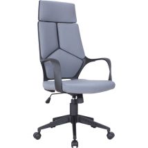 Poltrona Presidenziale Roosevelt Grigio Scuro in Ecopelle – Arredo Casa – Design Elegante e Funzionale – Facile da Pulire