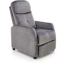 Arredamento1 - Poltrona regolabile Houston 992, Grigio, 103x64x84cm, Arazzo