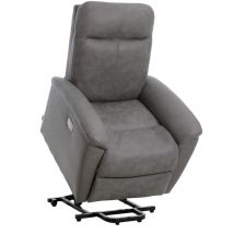 Cribel - poltrona relax nicole 2MOTORI mozart fango c/usb