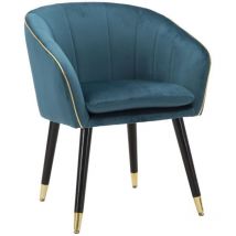 Paris sessel ottanio/gold cm 62X58X78