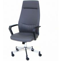 Myoffice - Poltrona da Ufficio Direzionale in Similpelle Sake Grigia