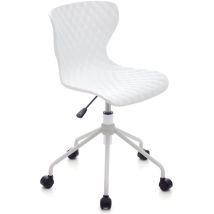 Sedia da Ufficio Operativa in Nylon Comics Bianca – 60x43xH78(84) cm – Acciaio cromato – 7 kg – MYOFFICE