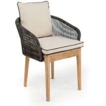 Dakota - Poltroncina Colori Outdoor Harmony: Java Brown - Java Brown
