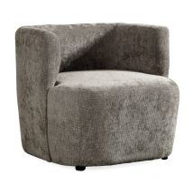 We Home - Poltroncina design in tessuto marrone 75x70x68 cm - Seattle