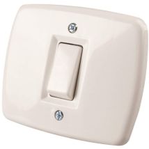 Pp0131x Deviatore 10a Incasso Sc. Tonda, Avorio - Poly Pool