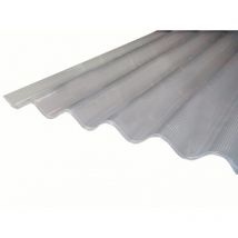 Mccover - Gewellte, zellige Polycarbonatplatte (177/51 mm), transparent, 3,05 cm, l: - 92 cm, e: 6 mm