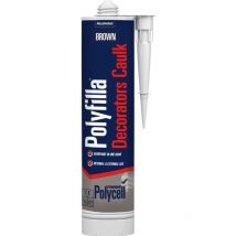 Polycell - Trade Polyfilla Decorators Caulk Tube - Brown - 380ml