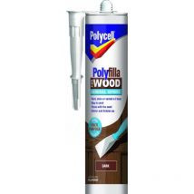 Polycell - Polyfilla Wood Filler General Repairs - Cartridge - Dark - 480g