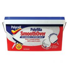 Polycell - Smoothover For Cracked / Damaged / Textured Walls - 5 Litre