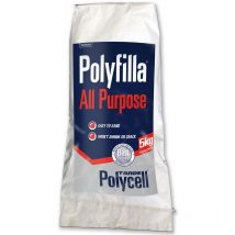 Polycell - Trade All Purpose Polyfilla Powder Filler - 5 Kg