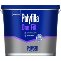 Polycell - Trade Polyfilla One Fill Filler - Ready Mixed Tub - 4L