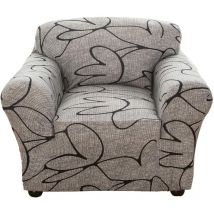 Tinor - Polyester-Sofabezug, dehnbar, elastisch, Sofabezug, Sofaschutz, Schonbezug für 1-Sitzer, 90–130 cm