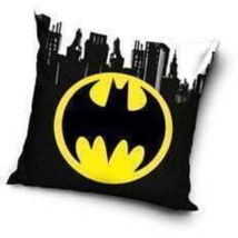 Batman Kissen 40x40 cm – Samt-Mikrofaser – 100 % Polyester – Reißverschluss – Kinderzimmer Dekoration