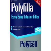 Polyfilla - Polycell Trade Easy Sand Interior Filler - 2 Kg