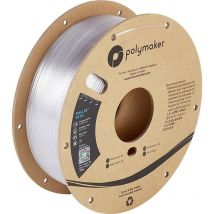 Polymaker - PB01024 PolyLite Filament petg résiste à la chaleur, résistance élevée à la traction 2.85 mm 1000 g transpare