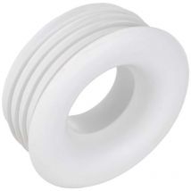 Tycner - Polypipe Boss Pipe Rubber Connector Pushfit Waste Adapter Reducer White 50mm x 45mm