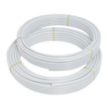 Polypipe - PolyFit FIT5022B 22mm x 50m Coil Barrier Pipe - White