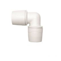 Polypipe - PolyMax MAX115 15mm Pushfit 90''Degree Elbow White Single