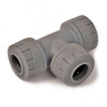 PolyPlumb PB215 15mm Equal Tee - 10 Pack - Polypipe