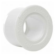 Polypipe - S415W 32mm x 21.5mm abs Waste Pipe Reducer Solvent Weld White