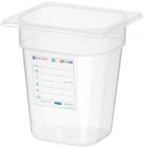 Hendi - Gastronorm-behälter 1/6, Gn 1/6, 2,4l, Transparent, 176x162x(h)150mm