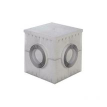 Polypropylene point 20x20 cm avec couvercle pc2020