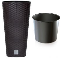 RATO DRTUS300 Hoher Blumentopf mit Einsatz Schirm