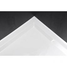 Accessori - Barra di copertura per piatti doccia, 1200x1000 mm, bianco 91021 - Polysan