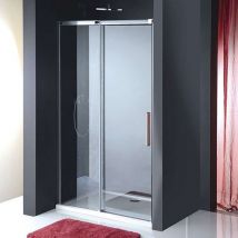 Polysan Altis Line - Duschtür Zweiteilig 107-111 Cm, Aluminium Glänzend/klarglas Al3915c