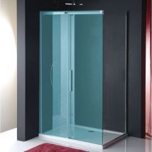 Polysan Altis Line - Pared De Ducha 80 Cm, Cromo/vidrio Transparente Al5915
