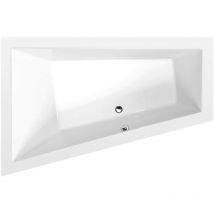 Badewannen - Asymmetrische Badewanne triangl l, 180x120x50 cm, links, weiß 19611 - Polysan