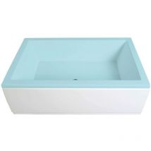 Polysan Deep Plain - Schürze Nika 110, 110x36 Cm, Weiß 84872