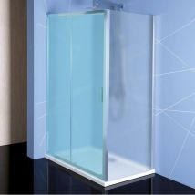 Polysan - Easy Line - Paroi du douche 900 mm, verre Brick EL3338