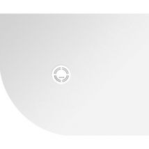 Polysan - Flexia - Receveur de douche, 1100x900 mm, possibilité de modifier les dimensions, blanc 91361