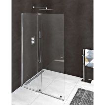Polysan - Modular Shower - Duschschiebewand 140 cm, mit Schiebesystem, Aluminium poliert/Klarglas MS5-140