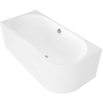 Polysan - Monolith - Baignoire asymétrique Viva l, 1700x750x600 mm, gauche, blanc 70119M