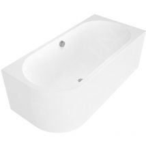 Polysan - Monolith - Baignoire asymétrique Viva r 1700x750x600 mm, droite, blanc 78119M