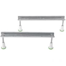 Polysan - Soporte de bañera 60 cm, gris (PO60/60)