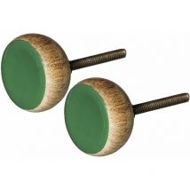 Pomelli per porte in legno e metallo (set di 2)
