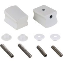 Samo - Pomos de recambio para cabina de ducha newcee RIC904 Blanco - Blanco