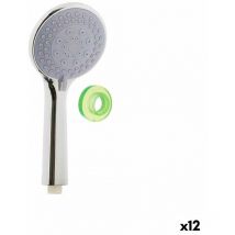 Berilo - Pomme de douche de métal argenté 10,5 x 24 x 5 cm (12 pcs.)