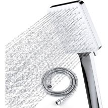 Zolginah Pommeau De Douche Haute Pression Avec Tuyau De 1,5 M - 6 Modes De Pulvérisation – Chrome