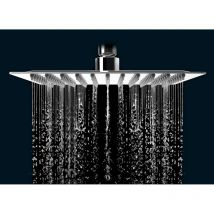 Piralla Rubinetteria - Pomme de douche carrée en acier Tecom ls q 200 x 200