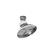 Dianhydro - Pommeau de douche le'ger type Spiaggia monojet hauteur totale 7 cm et diame'tre 7,8 cm chrome'