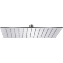 Helloshop26 - Pomme de douche pluie 30x30 cm carrée acier inoxydable