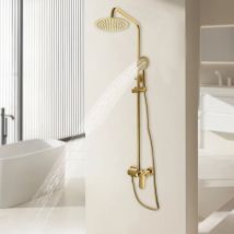 Senderpick - Pomme de douche pluie ronde Douche à main Salle de bain Fixation murale Système de douche pluie